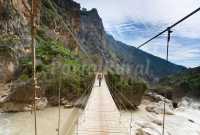 Puente colgante Ruta del Gollizno